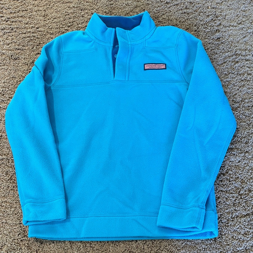 Vineyard Vines Harbor Fleece Quarter Snap Pullover